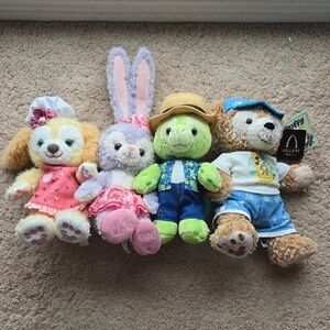 Disney Aulani Duffy & Friends Plush Bundle